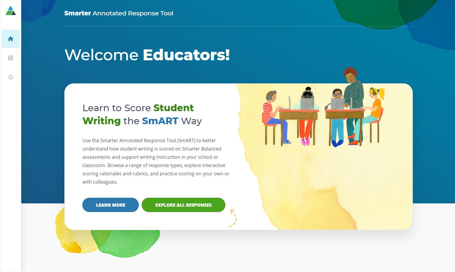 Smarter Annotated Student Response Tool (SmART) home page