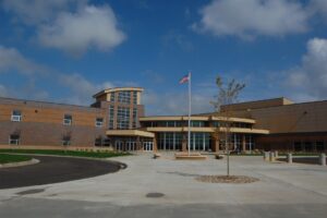 Exterior photo of Harrisburg High School
